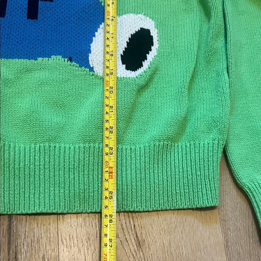 Teddy Fresh Green Bear Sweater Size Large Women’s Retails for $150